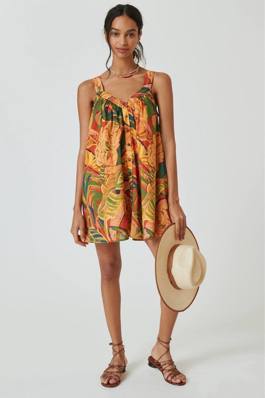 Farm Rio tropical mini dress medium